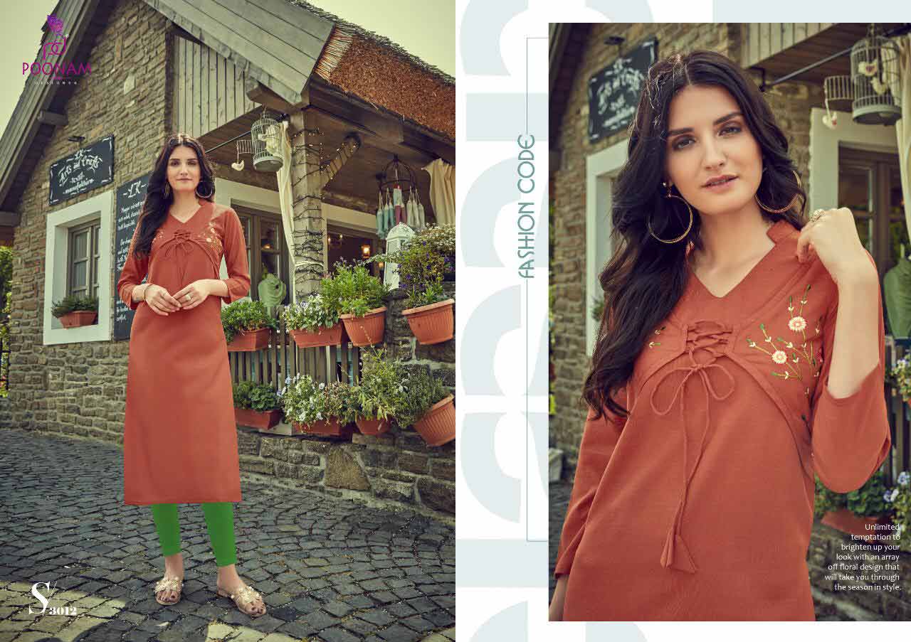 Poonam Designer Riva Vol-3 Cotton Kurti Clothing Poonam Designer Riva Vol-3 Cotton Kurti Clothing